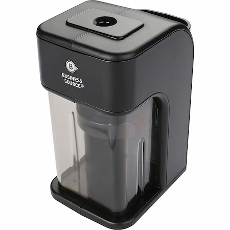 Business Source Electric Pencil Sharpener, Black BSN84200